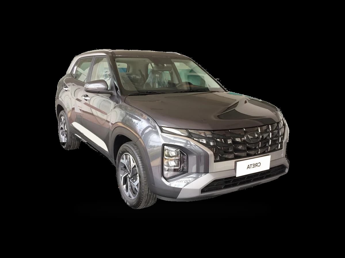 Hyundai Creta cinza — Frente 3/4