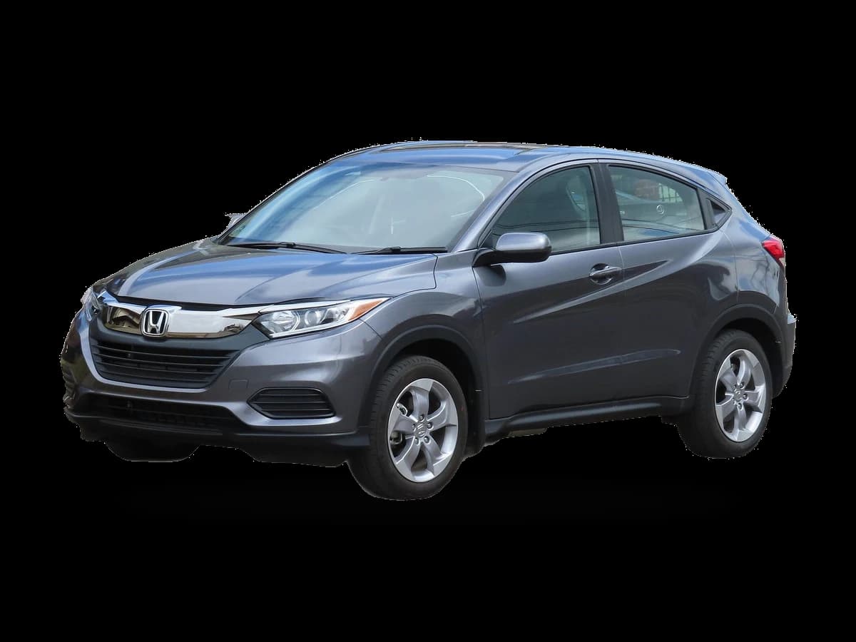 Honda HR-V cinza — Frente 3/4