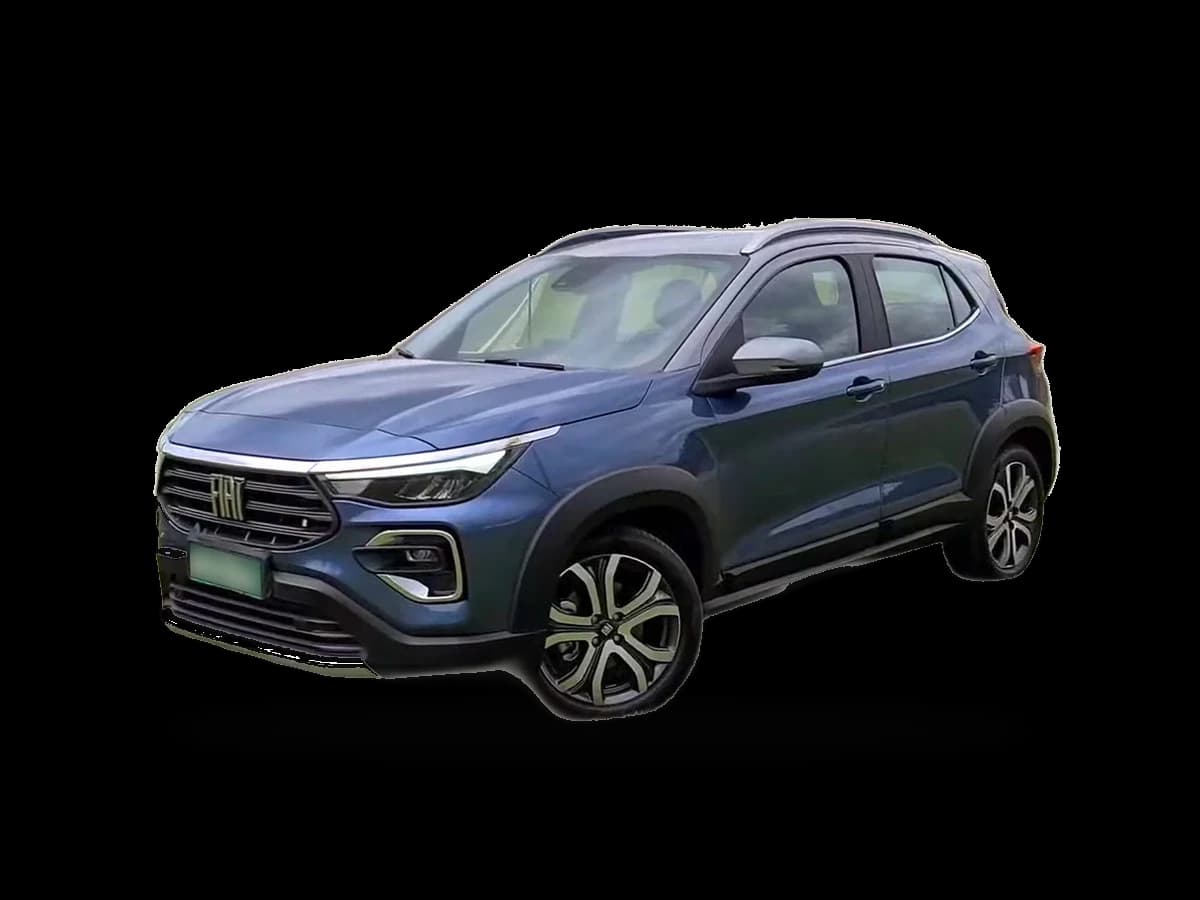 Fiat Pulse azul — Frente 3/4
